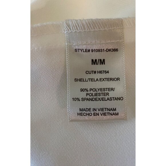 HAVE Los Angelos White Straight-Leg Trousers With Tie Waist Medium - Picture 5 of 11